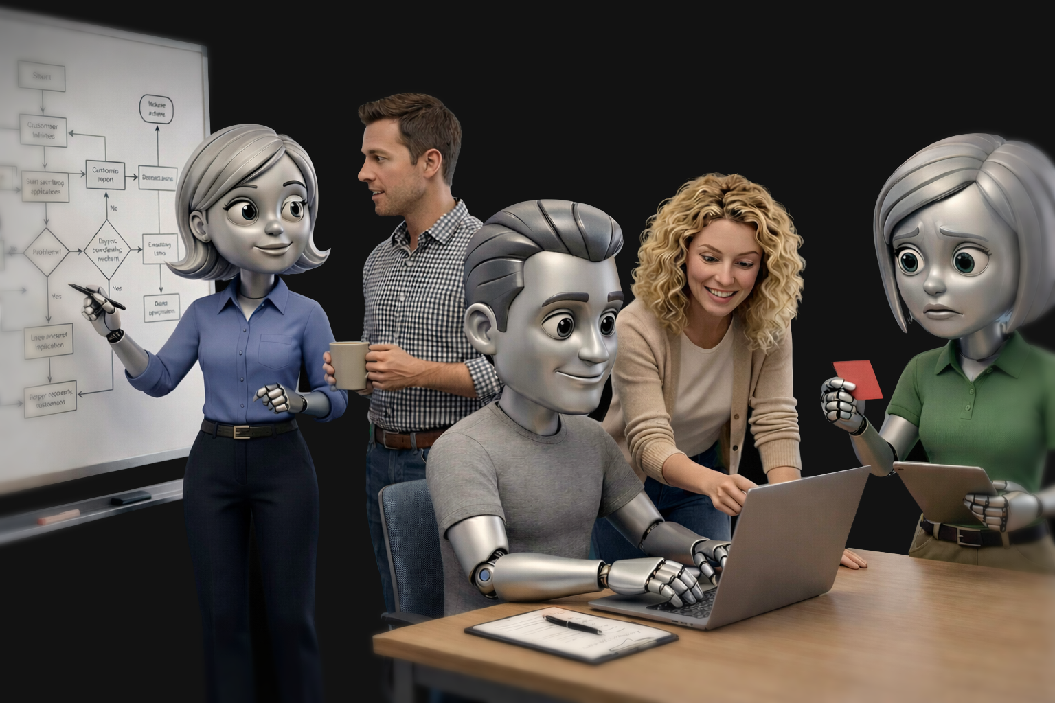 Screens showing phone, tablet and desktop views of our website